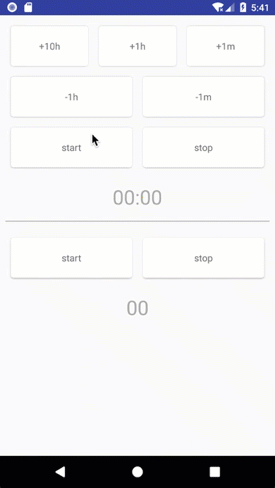 Chronometer的使用