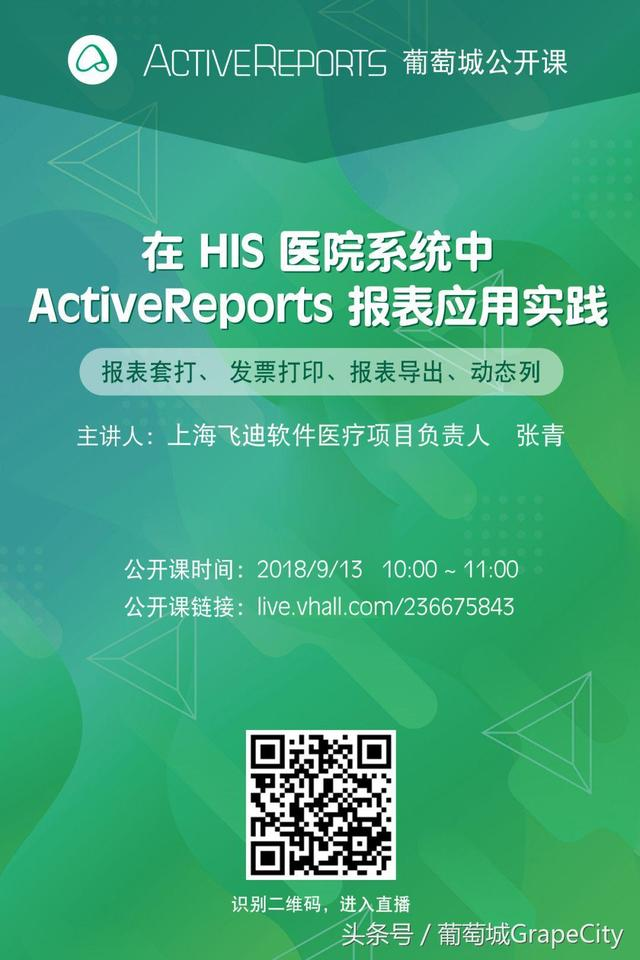 「免费公开课」在 HIS 医院系统中的报表开发实践