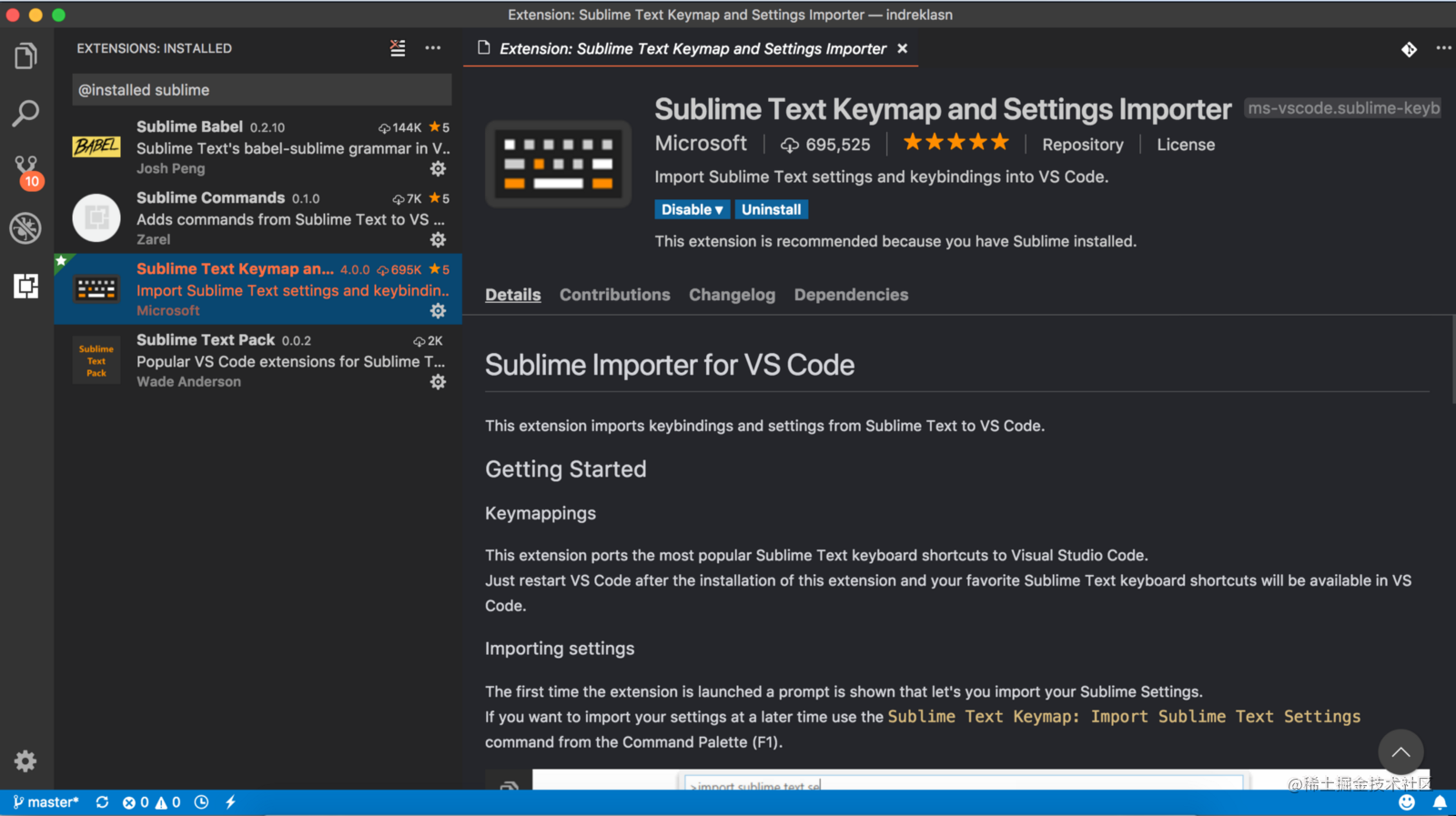 30个极大提高开发效率的Visual Studio Code插件