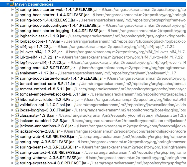 spring boot starterweb