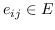 E $中的$ e_ {ij} 