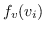 $ f_v（V-I）$