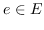 $ E \ in E $