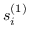 $ S_I ^ {（1）} $