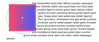 The shape highlighted with a line