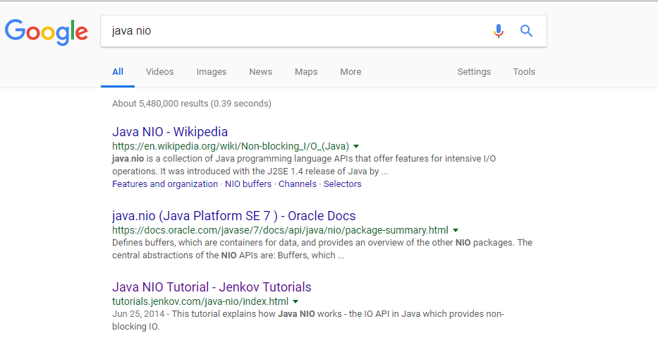 google search nio