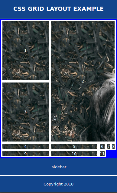 The final mobile layout