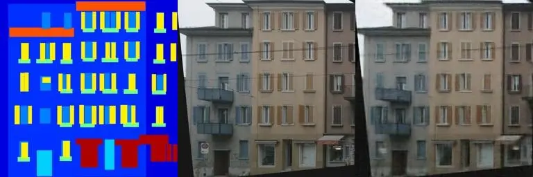 facades图像翻译结果