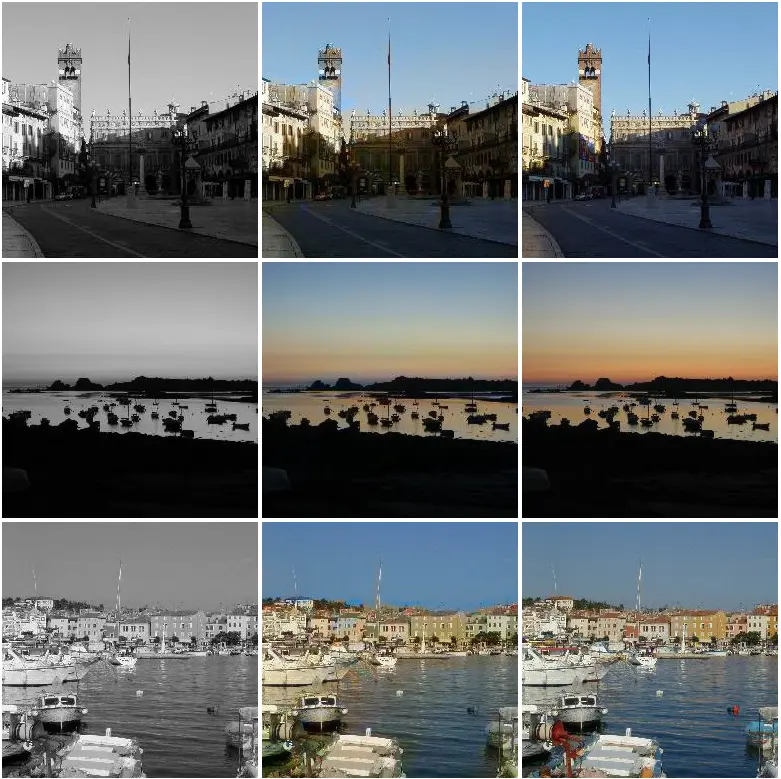 风景图片测试集上色结果