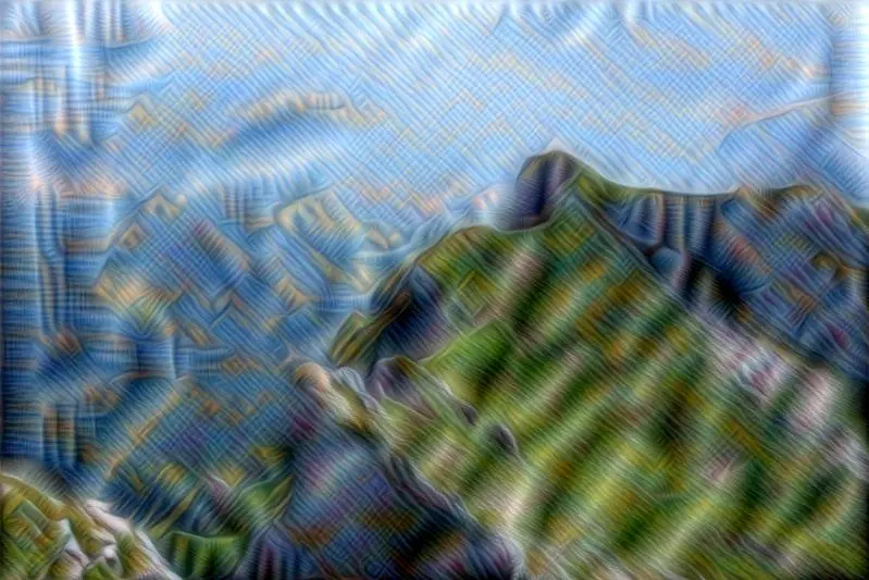 conv2d2的DeepDream结果