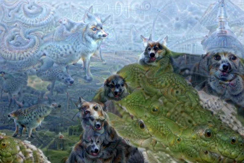 mixed4c的DeepDream结果