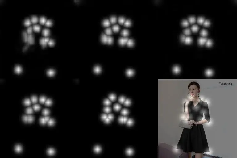 服饰关键点定位训练集结果