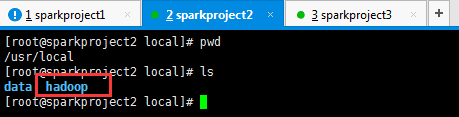 sparkproject2上的hadoop
