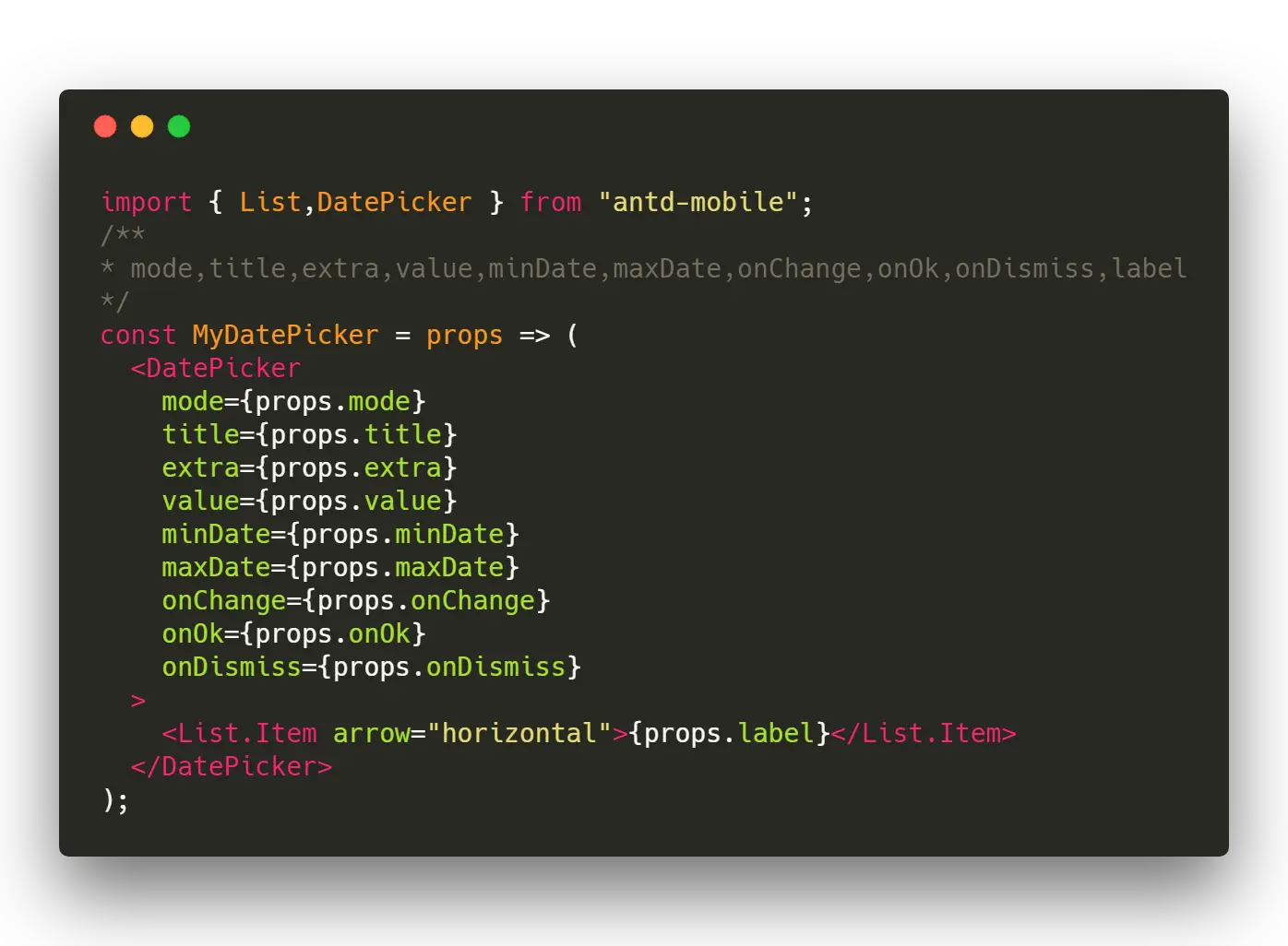 时间选择器具体代码
