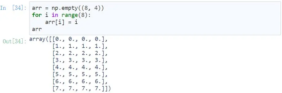 教程｜Python之Numpy ndarray 基本介绍 4