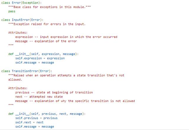 Python3 错误和异常