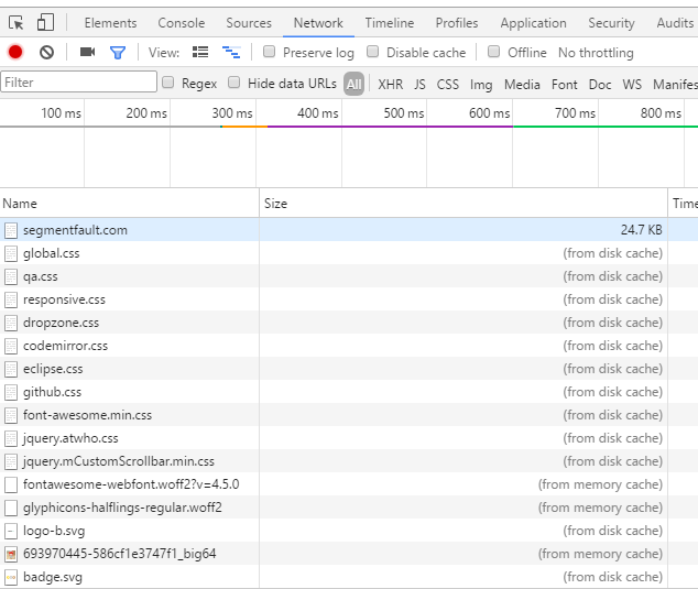 浏览器缓存示例