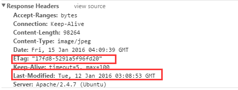 同时开启Etag和Last-Modified