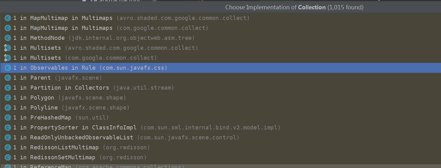 Collection接口的实现类(部分)