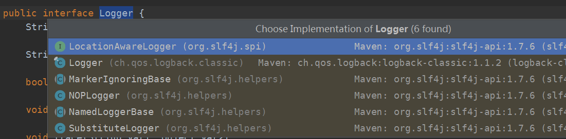 `Logger` 的实现类