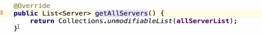 5.getAllServers