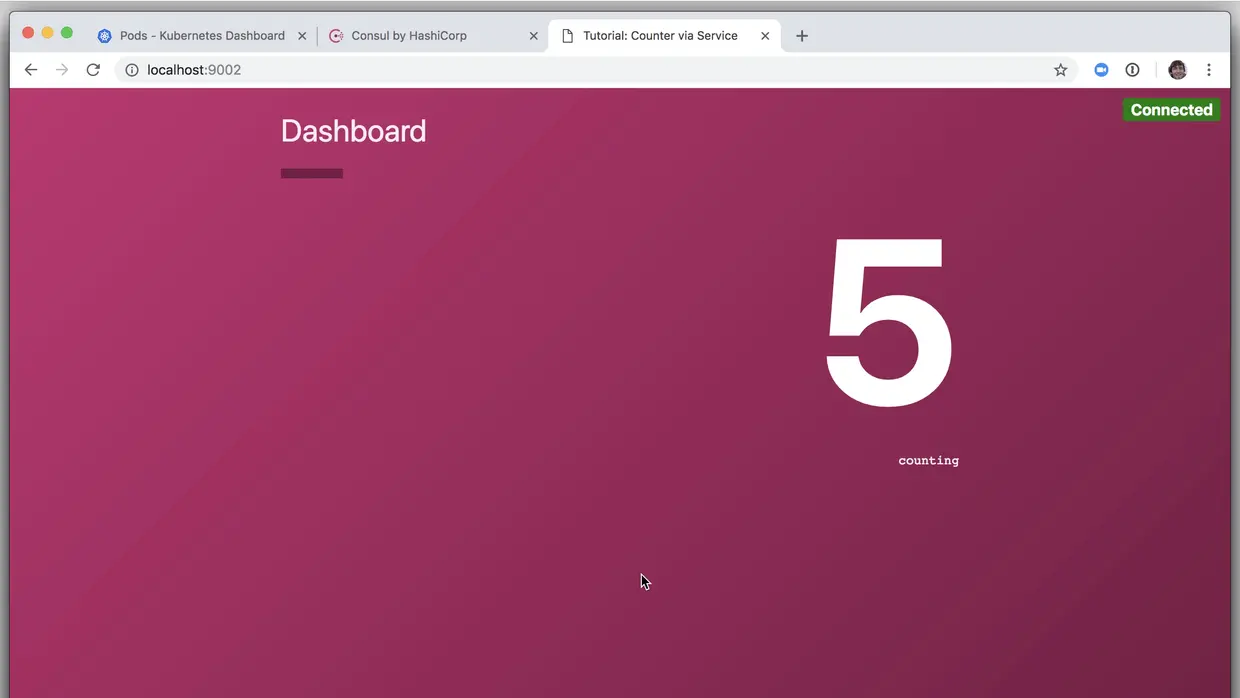 Web Application on Consul
