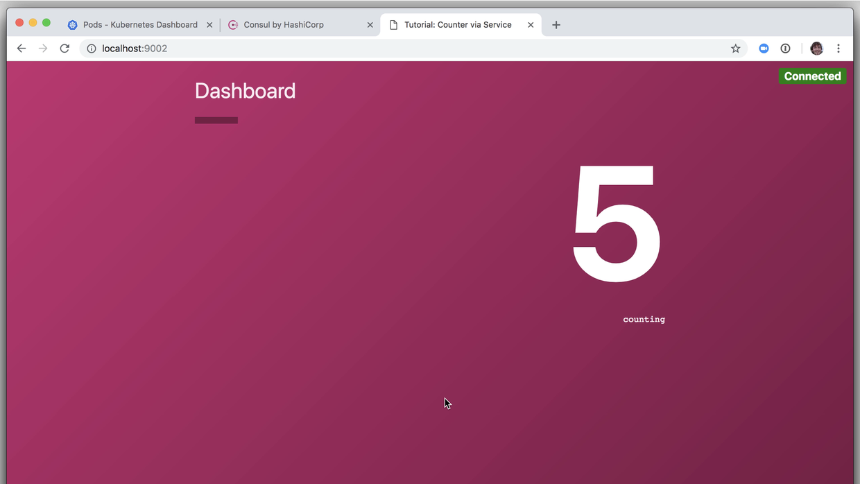Web Application on Consul