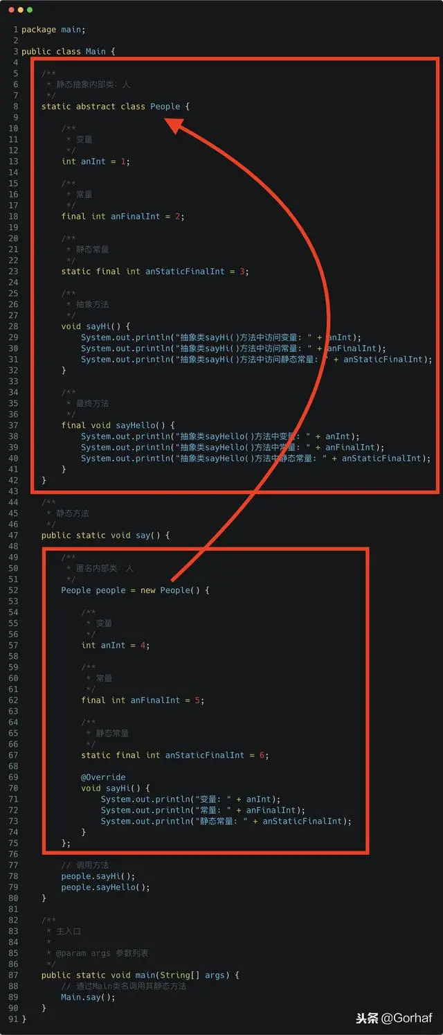 “全栈2019”Java第一百零六章：匿名内部类与抽象类接口注意事项