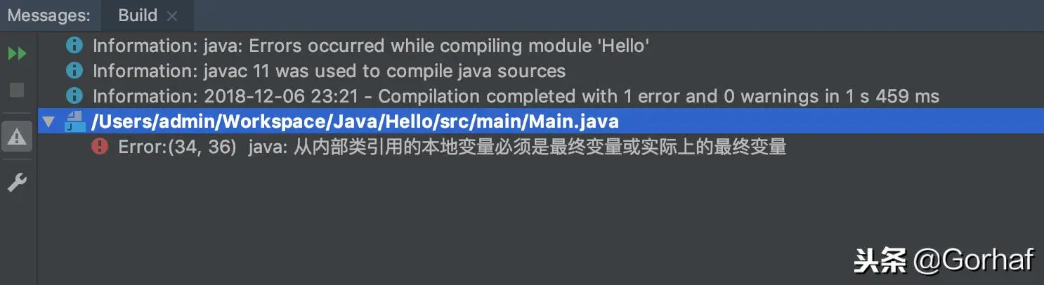 “全栈2019”Java第一百零八章：匿名内部类与final关键字