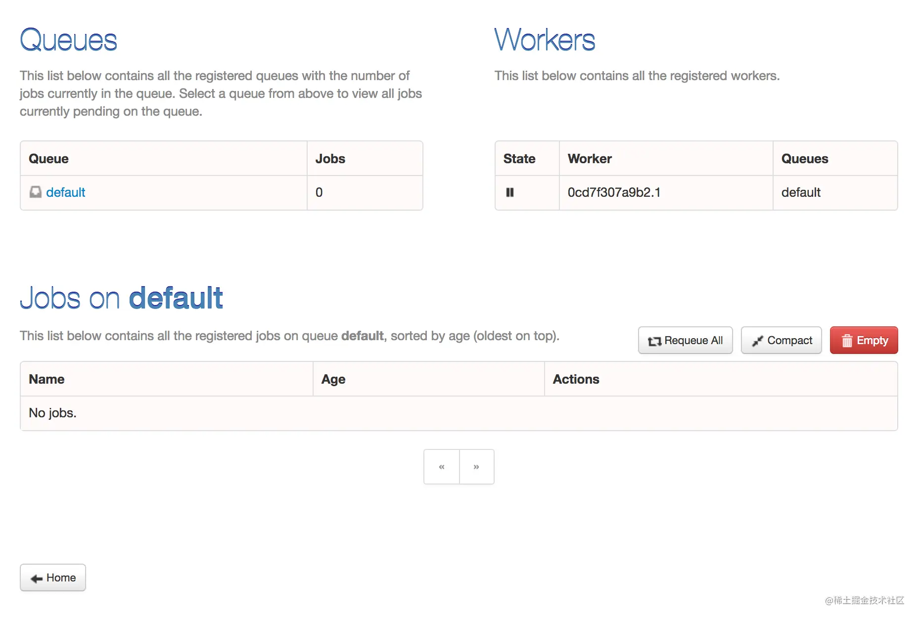 rq dashboard