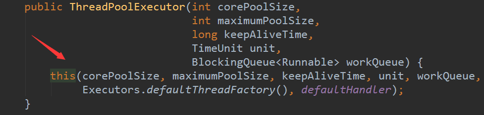 ThreadPoolExecutor的构造器-1