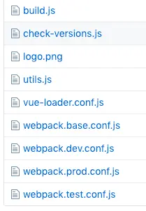 Vue cli 2 build 目录