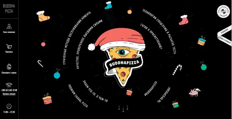 buddhapizza网站设计