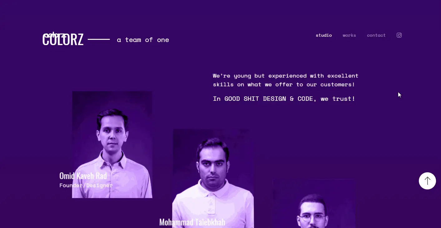 wearecolorz网站设计