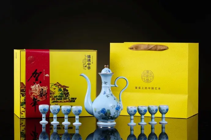 礼贺新年|宝瓷林·玉堂春·酒具