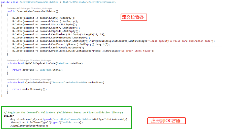 校验器的定义和注册