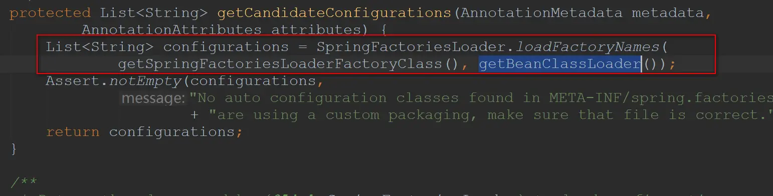 通过SpringFactoriesLoader来加载