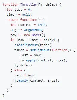 节流函数代码截图