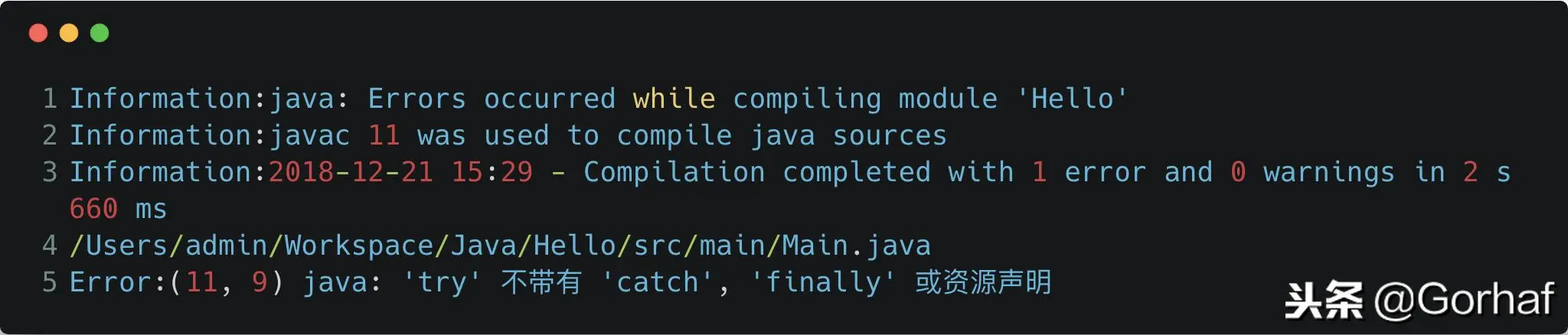 “全栈2019”Java异常第七章：try-catch-finally组合方式