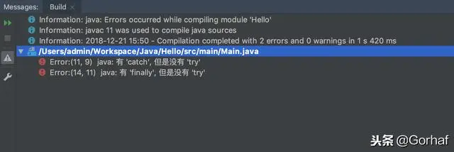 “全栈2019”Java异常第七章：try-catch-finally组合方式