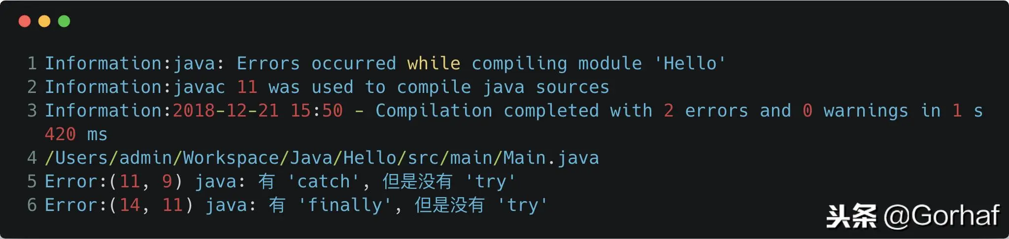 “全栈2019”Java异常第七章：try-catch-finally组合方式