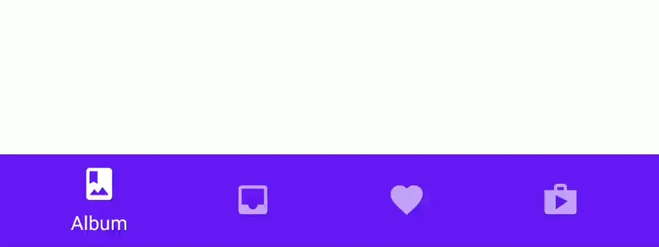 createMaterialBottomTabNavigator