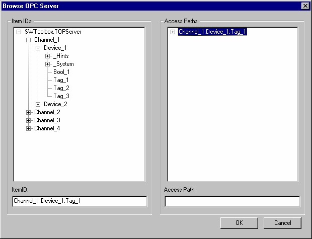 TOP Server 浏览可用标签06