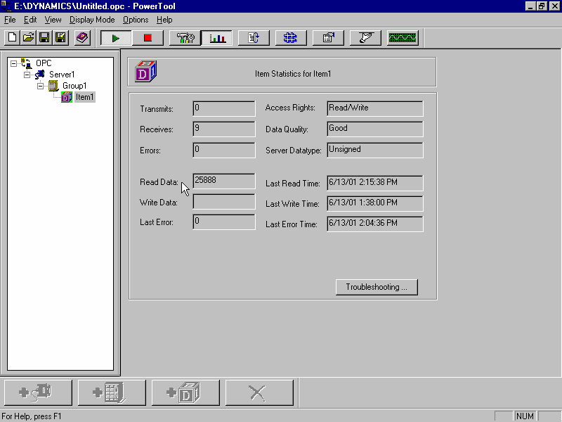 TOP Server 实时数据08