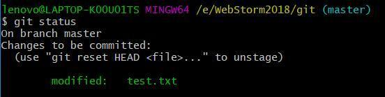 再一次输入git status.jpg