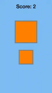 Tap the larger shape and gain points.