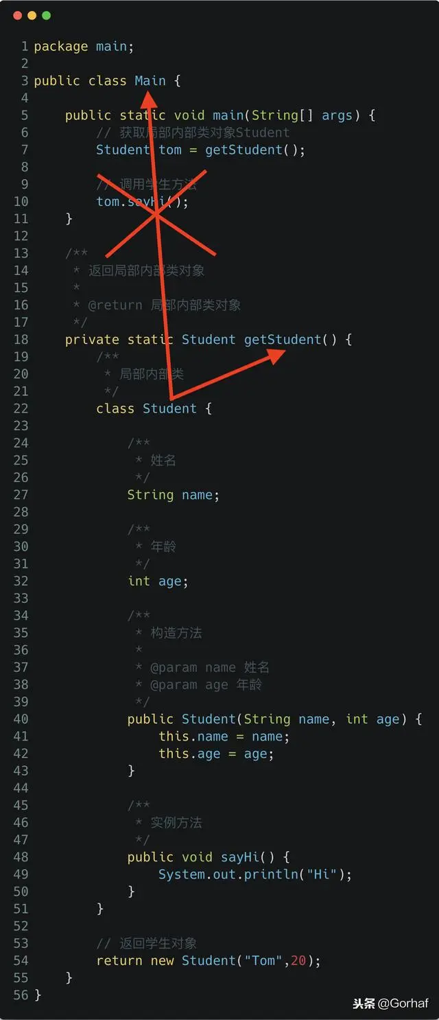 “全栈2019”Java第九十四章：局部内部类详解