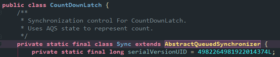 CountDownLatch源码部分