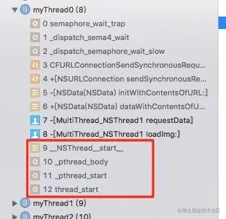 NSThread是对pthread的封装