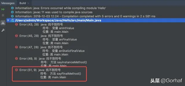 “全栈2019”Java第九十七章：在方法中访问局部内部类成员详解